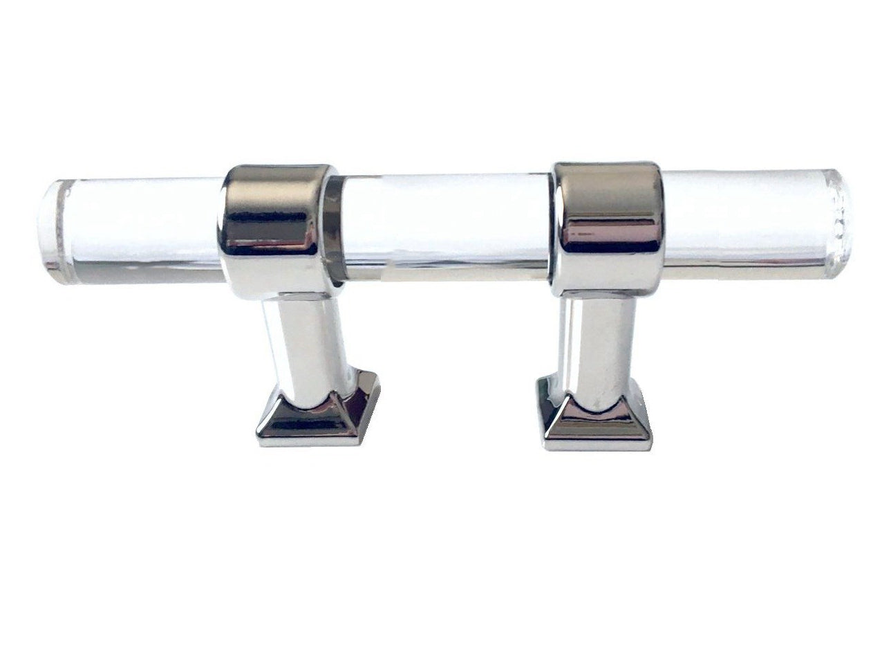 Acrylic Drawer Pulls & Cabinet Handles - Glass Look Lucite Hardware