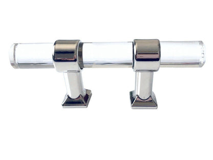 Acrylic Drawer Pulls & Cabinet Handles - Glass Look Lucite Hardware