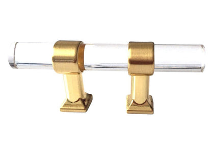 Acrylic Drawer Pulls & Cabinet Handles - Glass Look Lucite Hardware