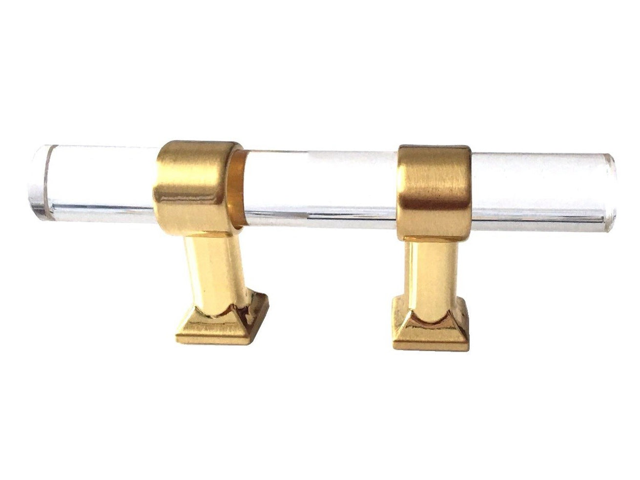 Acrylic Drawer Pulls & Cabinet Handles - Glass Look Lucite Hardware