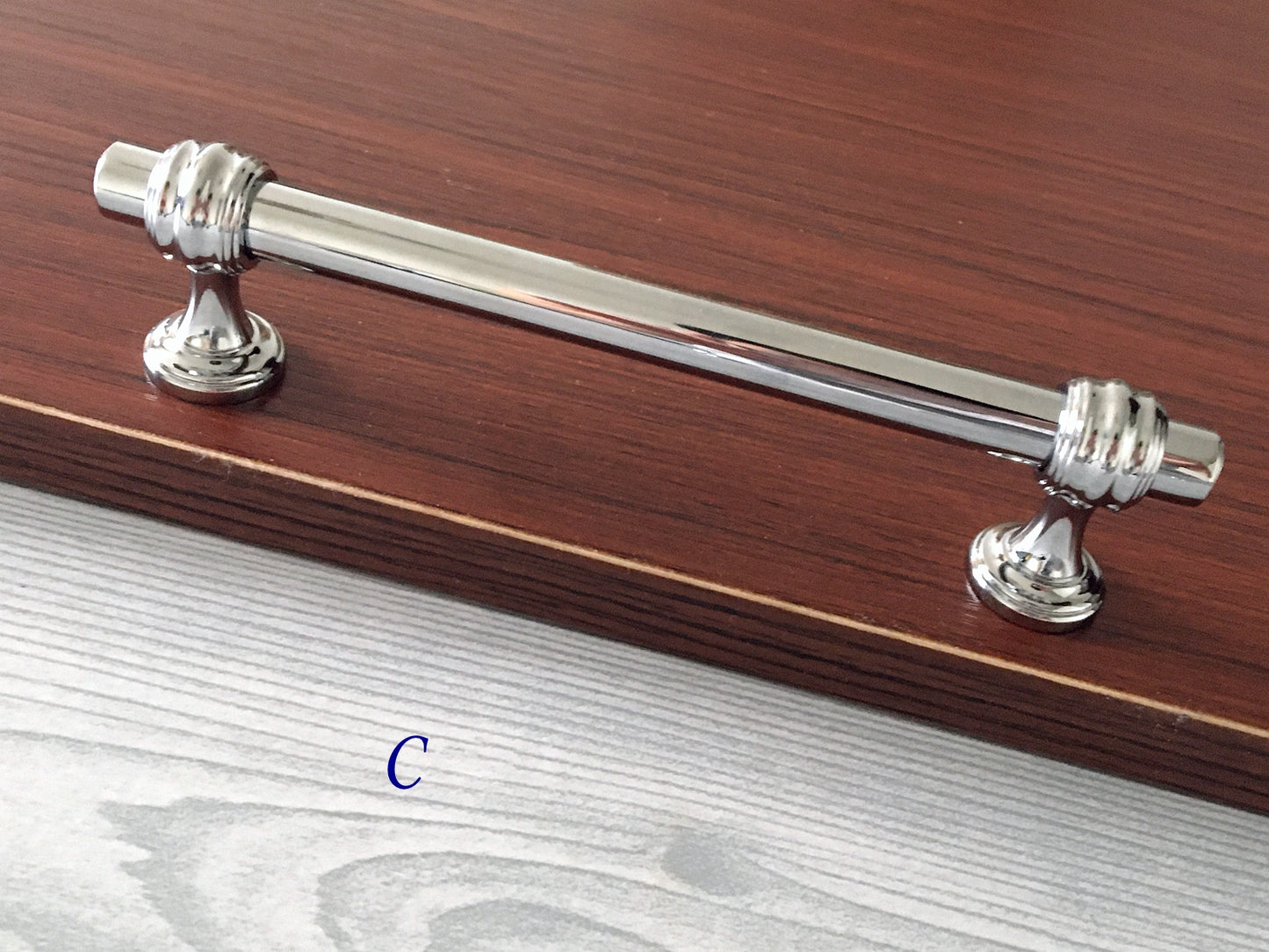 Polished Chrome Cabinet Pulls Bar Handles Modern Solid
