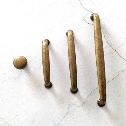 Poignées d'armoire en bronze antique, boutons de cuisine, quincaillerie rétro vieillie