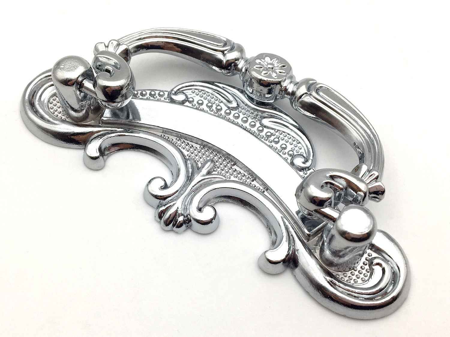 2.5" Baroque Swing Bail Drawer Pulls - Gold/Bronze/White