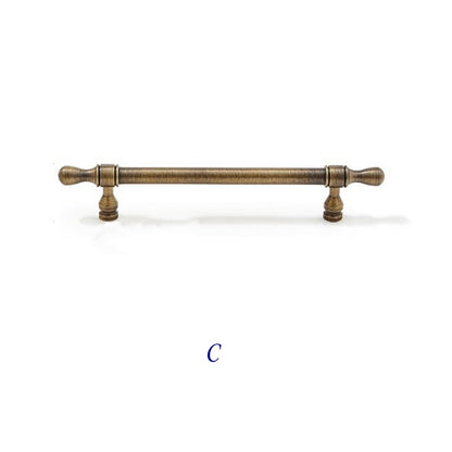 Brass Cabinet Euro Bar Pulls - Antique Bronze - LynnsHardware