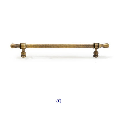 Brass Cabinet Euro Bar Pulls - Antique Bronze - LynnsHardware