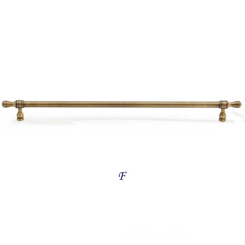 Brass Cabinet Euro Bar Pulls - Antique Bronze - LynnsHardware