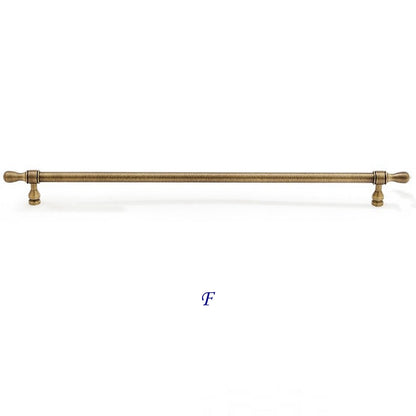 Brass Cabinet Euro Bar Pulls - Antique Bronze - LynnsHardware