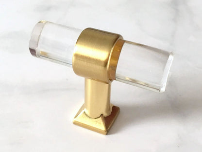 Acrylic Cabinet Knob Pull lynns Hardwar