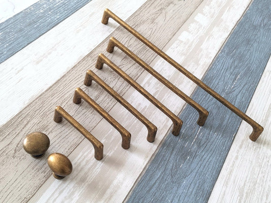 Aged Bronze Cabinet Pulls Closet Handles Kitchen Rustic Retro Lynns Hardware
