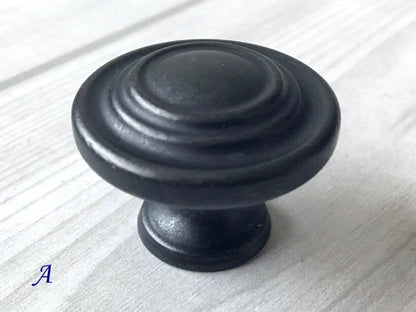 Antique Black Cabinet Knobs Dresser Drawer Pulls Kitchen Door Knob Lynns Hardware