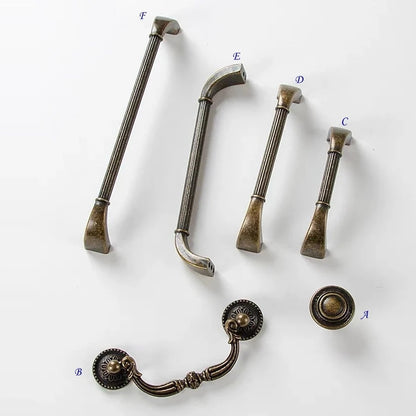 Antique Bronze Drawer Pull Handles Lynns Hardware Cabinet Door Handles