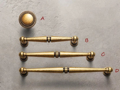 Antique Bronze Drawer Pulls Handles Kitchen Cabinet Hardware