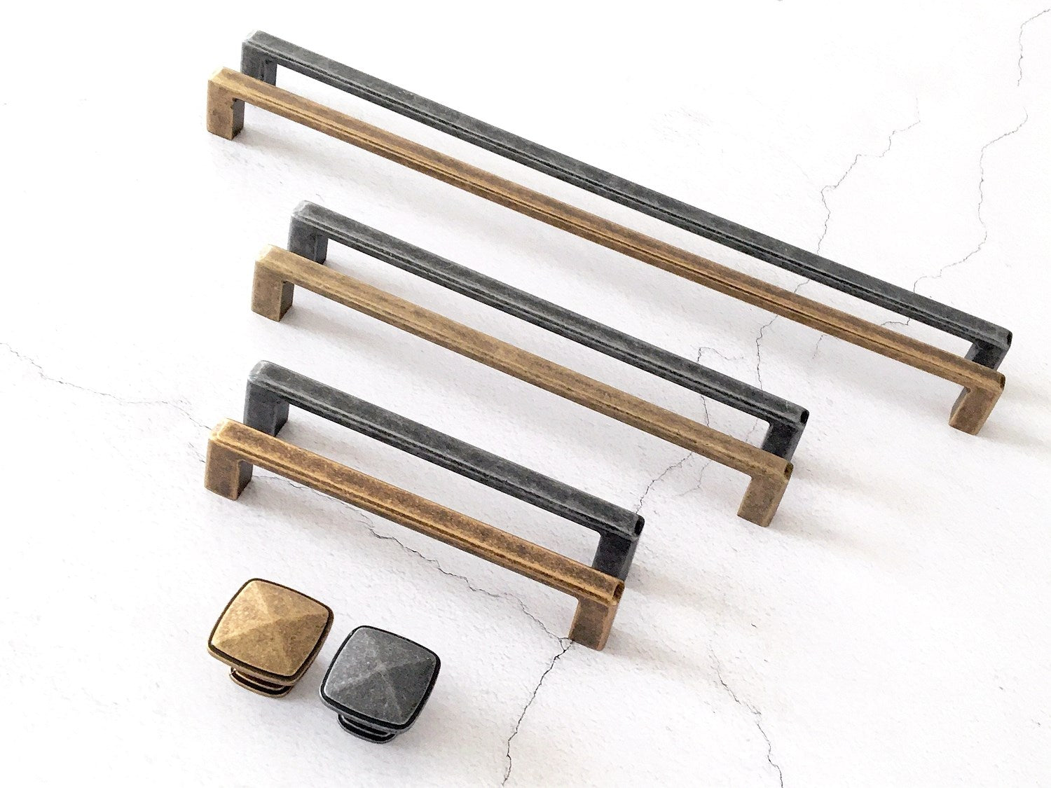 Antique Pewter Drawer Pulls Hardware Kitchen Cabinet Handles Dresser Knobs