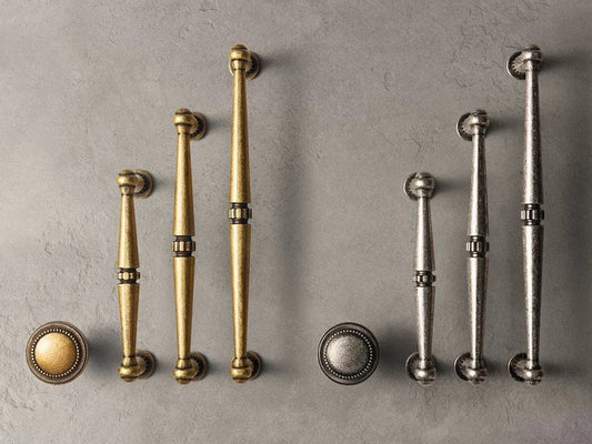 Antique Pewter Cabinet Pull Handle Lynns Hardware