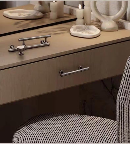 Antique Pewter Fluted Cabinet Pulls, Knurled Drawer Knobs, Kitchen Hardware