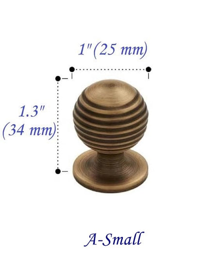Beehive Cabinet Knob 25 mm