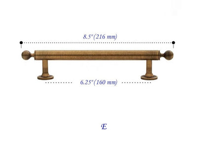 Beeive Cabinet Pull Antique Bronze 160 mm