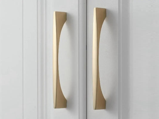 Gold Cabinet Pulls Modern Kitchen Hardware Brushed