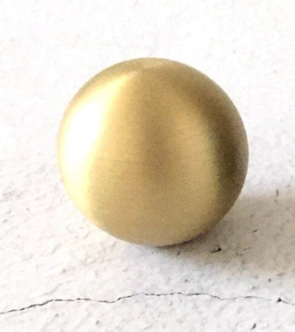 Ball Brass Knobs with Square Backplate, Brushed Gold, Matte Black, Coffee Bronze