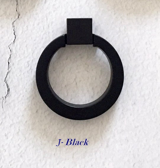 Black Cabinet Ring Pull Lynns Hardware
