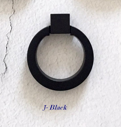 Black Cabinet Ring Pull Lynns Hardware