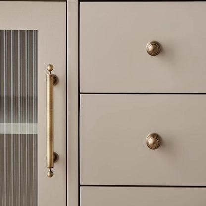 Brass Ball Knobs Aged Bronze Beehive Cabinet Door Pulls Dresser Handles Lynns Hardware
