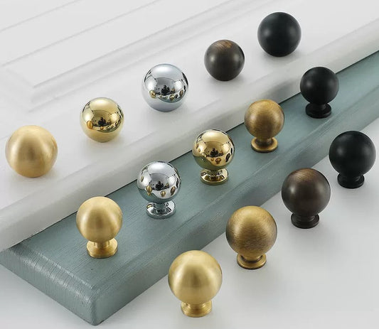 Brass Cabinet Pull Ball Knobs Lynns Hardware