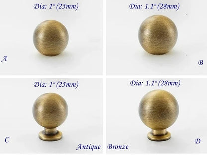 Brass Dresser Drawer Knob Antique Bronze Lynns Hardware