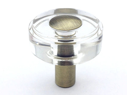 Bronze Cabinet Knobs Acrylic Drawer Pulls Kitchen Hardware Clear