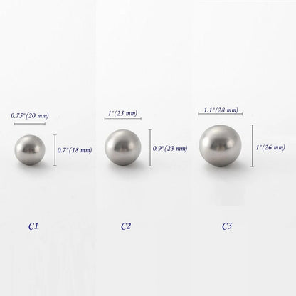 silver  Brass globed Drawer Pulls for Minimal Kitchen decor