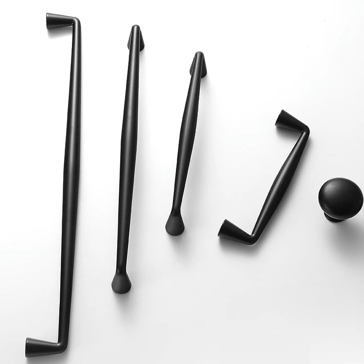 Modern MinimalIst Black wardrobe D Handles 