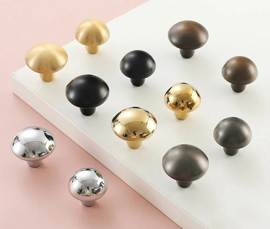 Cabinet Pull Knob Kitchen Brass Hardware