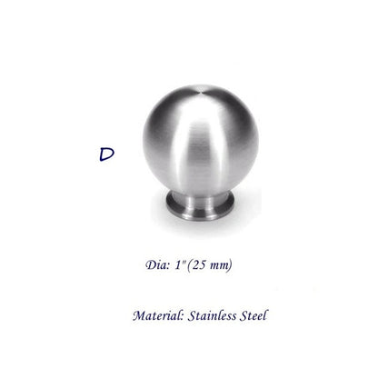 Nickel Cabinet Knobs, Egg Drawer Pulls, Modern Kitchen Hardware