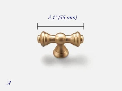 Drawer Knobs Dresser Pull Cabinet Knob Hardware Brushed Gold Artistic Lynns Hardware