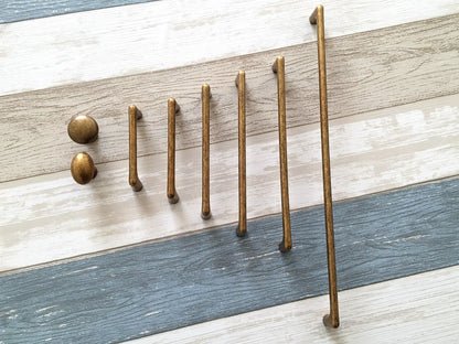 Dresser Drawer Pulls Antique Bronze Closet Handles Kitchen Cabinet Hardware Mid Century Modern