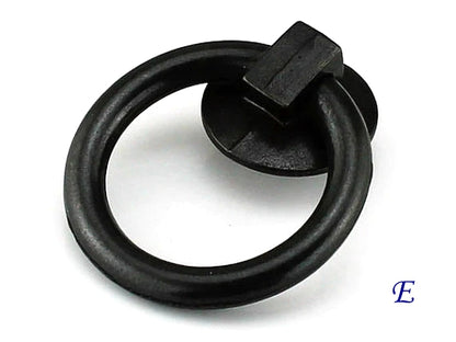 Drop Ring Cabinet Pulls Antique Black Drawer Knob Lynns Hardware