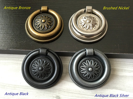 Drop Ring Drawer Pulls Vintage Style Cabinet Knobs Lynns Hardware