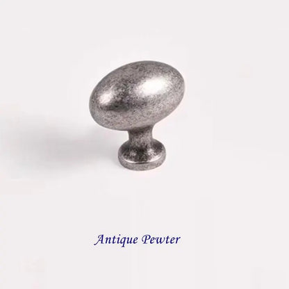 Messing Eierknopf Oval Schubladengriff Schrankknopf Bronze Kaffee Lynns Hardware 