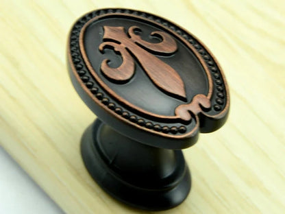 3.75" Fleur De Lis Cabinet Pulls Drawer Knob 96 Centers Oil Rubbed Bronze