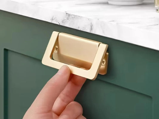 Gold Drawer Pulls Front Screw Lynns Hardware
