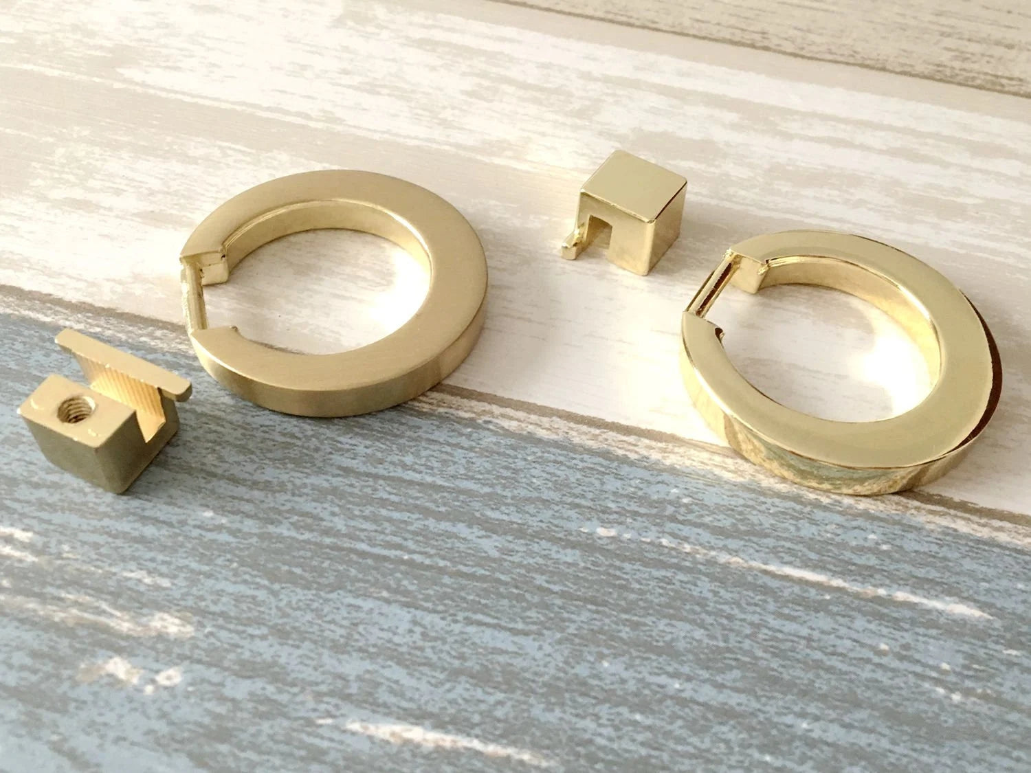 Gold Rings Cabinet Knobs Lynns Hardware