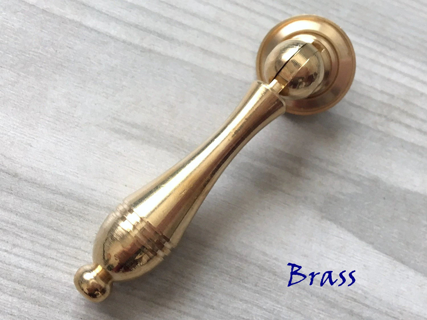polished gold brass drop pulls
