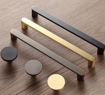 Poignées de placard noires en laiton massif et bronze café | Lynns Hardware (Copie)