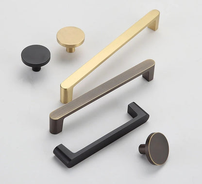 Poignées de placard noires en laiton massif et bronze café | Lynns Hardware (Copie)