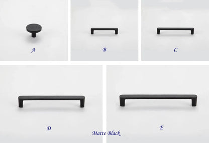 Poignées de placard noires en laiton massif et bronze café | Lynns Hardware (Copie)