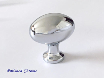 Eierknopf Schrankknöpfe Oval Schubladengriff Lynns Hardware Gold Nickel Schwarz 