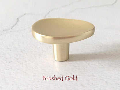 Triangle Drawer Pull Minimalist Gold Modern Black Cabinet Knobs