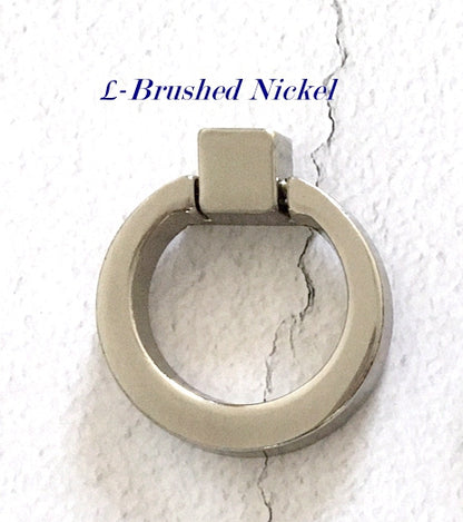 Nickel Ring Pull Cabinet Hardware Lynns Graceland