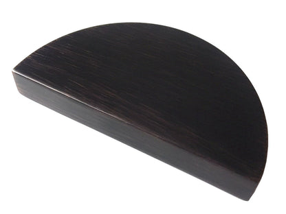 Halbmondgriff, schwarze Schrankgriffe, 6,35 cm Mittenabstand 