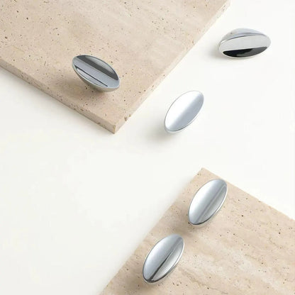 Oval Cabinet Knobs Drawer Pulls Modern Contemporary Kitchen Hardware